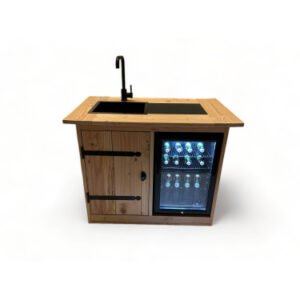 Buitenkeuken Getelo | 68 Liter Koelkast | Met Wasbak | Douglas Hout