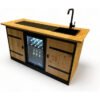 Buitenkeuken Ahaus | 68 Liter Koelkast | Met Wasbak | Douglas Hout
