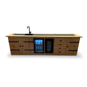Buitenkeuken Munster | 68 Liter Koelkast | Met Wasbak