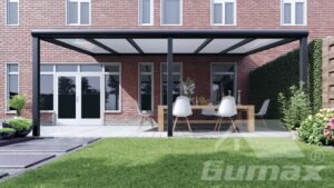 Moderne terrasoverkapping Gumax® Poly Line